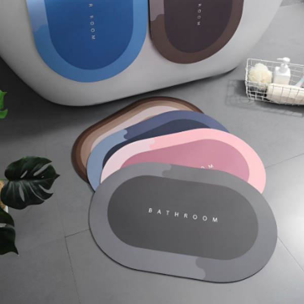 Tapete de Banheiro Antiderrapante e Absorvente - 38x58cm