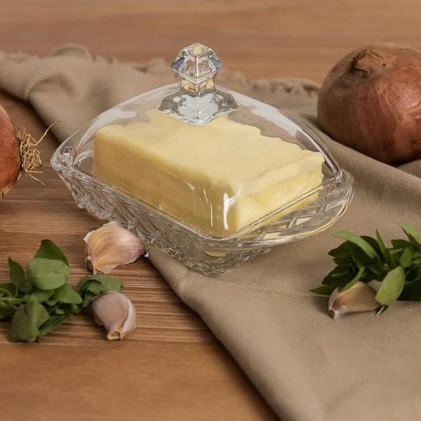 Manteigueira de Vidro  BLOOM