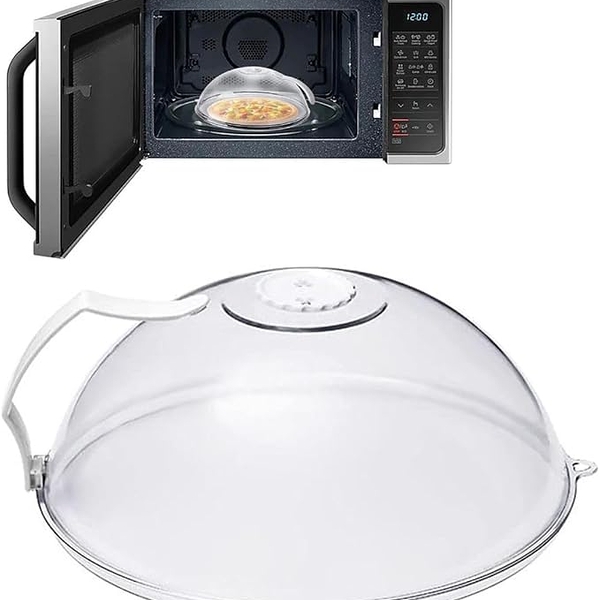 Tampa Anti-Respingo para Micro-OndasTransparente